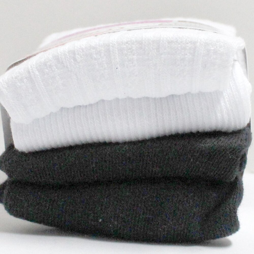 2 Pair Wonder Nation Girls Small 4-6 Heavyweight Footed Tights 1 White 1 Black - Picture 7 of 7